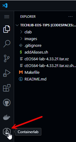 ContainerLab Extension